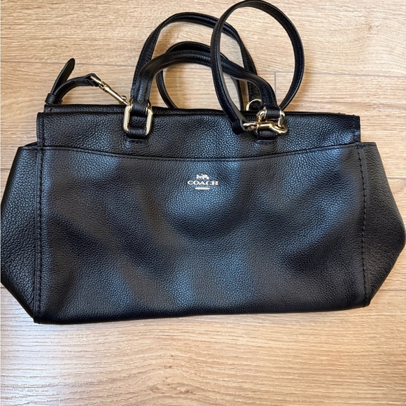 COACH - Fulton Satchel - Genuine Leather Tote Bag (like new) - Picture 3 of 10